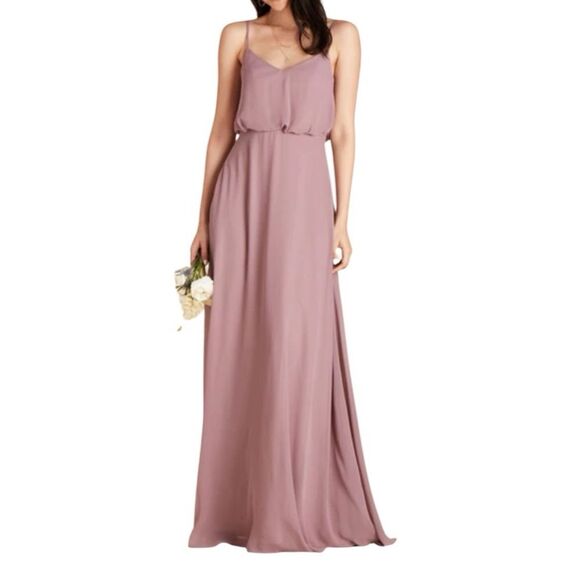 Birdy Grey GWENNIE DRESS XS Dark Mauve Wedding Formal Event Party Dress - Picture 2 of 16